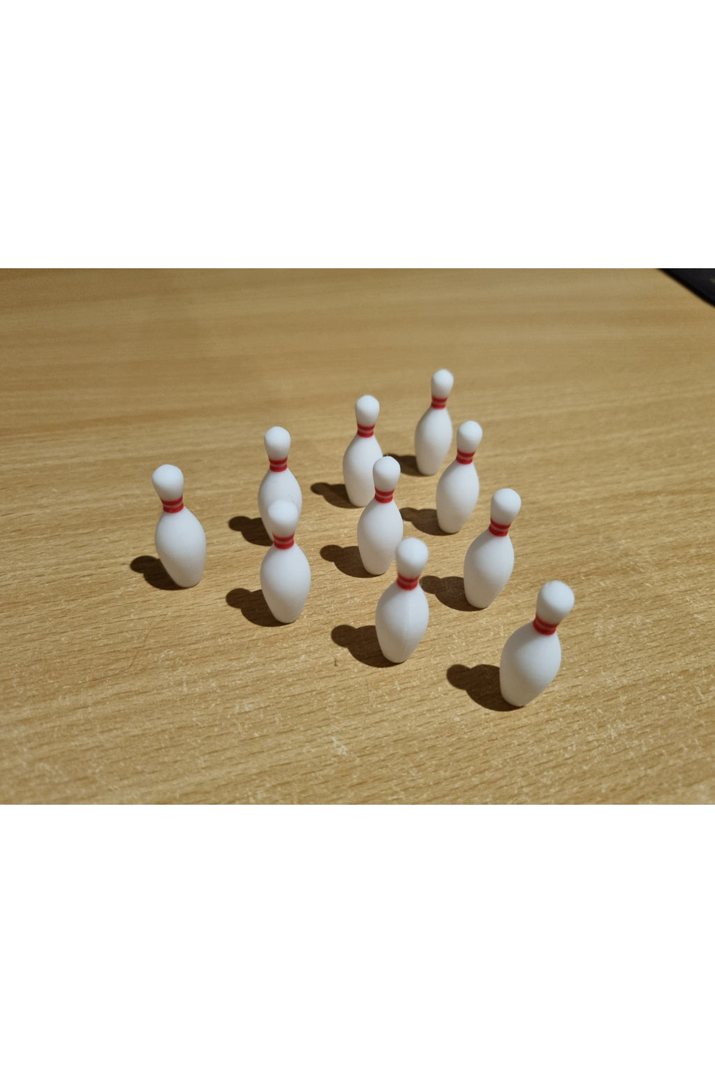 Mini Bowling Oyun Masa Oyunu Set 2 Topla Gelir Düzeltme Aparatlı Eğlenceli Aktivite Seti - 3