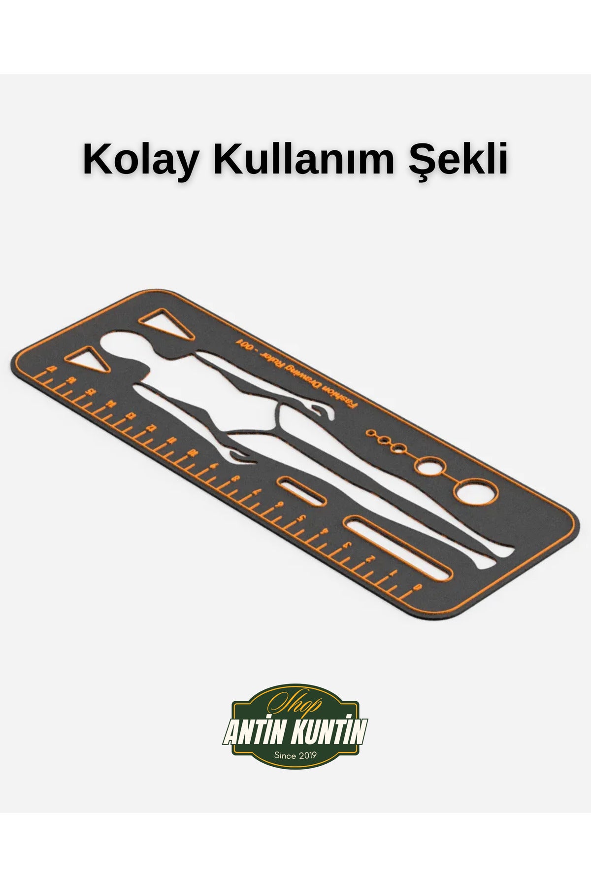 Moda Tasarım Şablon Çizim Seti Kolay Kullanım Rakamlı - 2