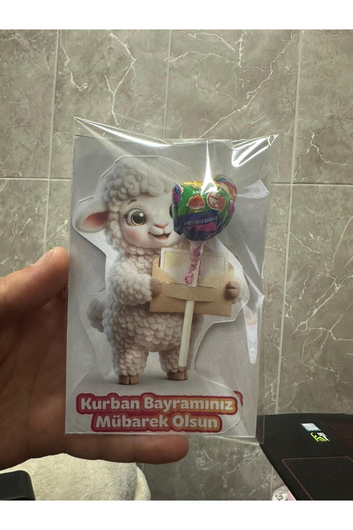 Kurban Bayramı Harçlık Kartı 10 Adet Şeker Para Koyulabilir - 2