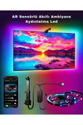 AR Sensörlü Akıllı Tv Arkası Aydınlatma Led Şerit Seti Ambiyans Aydınlatma