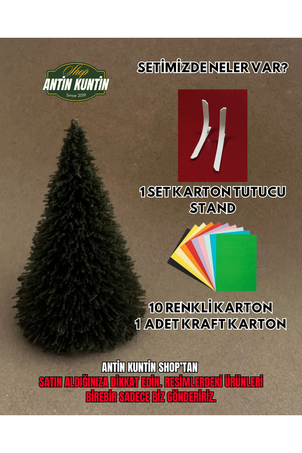 Fotoğraf Çekim Stand Seti A4 10 Renk Karton + 1 Adet Kraft Karton + Tutucu Stand Dikey ve Yatay - 2