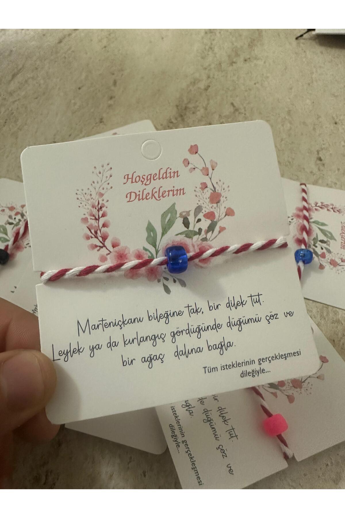 Mavi Taşlı Dilek Marteniçka