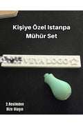 Kişiye Özel Tasarım Mühür Istanpa Kütüphane Kitaplık Ürünler İçin Marka Logo