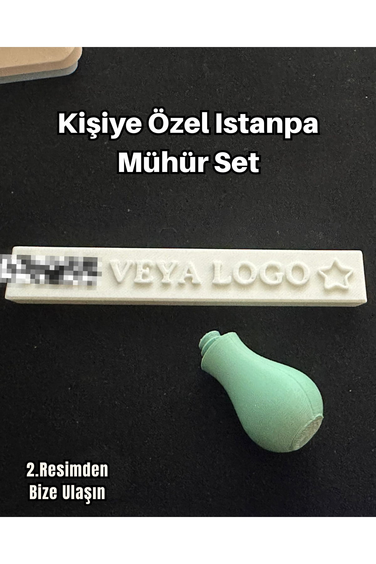 Kişiye Özel Tasarım Mühür Istanpa Kütüphane Kitaplık Ürünler İçin Marka Logo