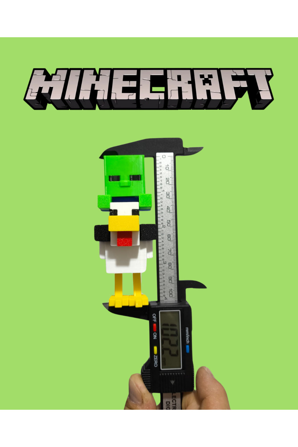 3D Karakter Tavuk & Zombi Figür Oyuncak İkili Set Minecraf Figür - 2