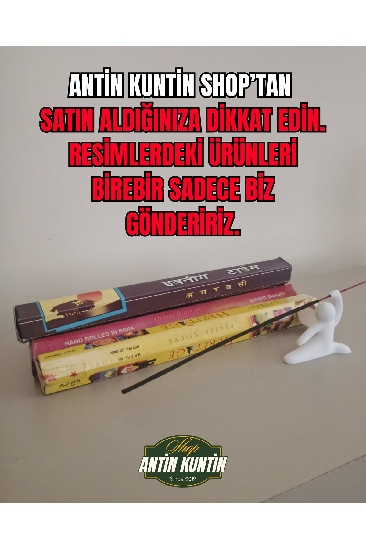 40 Adet Karışık Kokulu Tütsü ve Tütsü Tutucu Adam Hediyeli Buhur Aromalı 20 Yıllık Tütsüler - 2