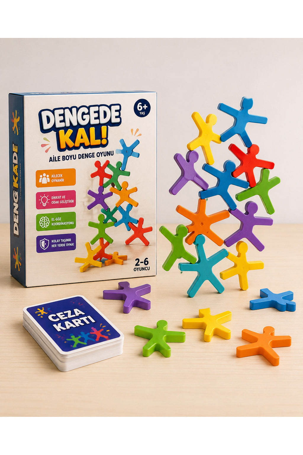 Denge Ustaları Dengeyi Kur Zafere Ulaş Denge Oyunu Cezalı Kutu Oyunu Ailecek Aktivite Zeka Oyunu - 2