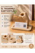 Şık El Tasarımlı Kartvizitlik Hediyelik Kuaför Güzellik Salonu Hediye Dükkan