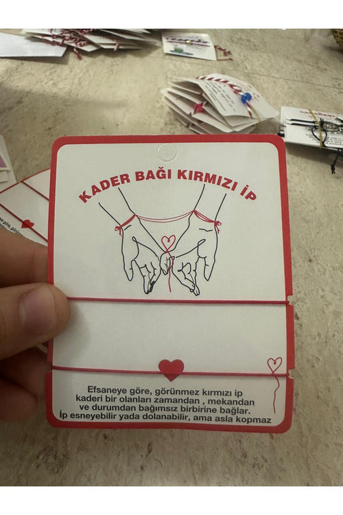 2 Adet Kader Bağı Kırmızı İp