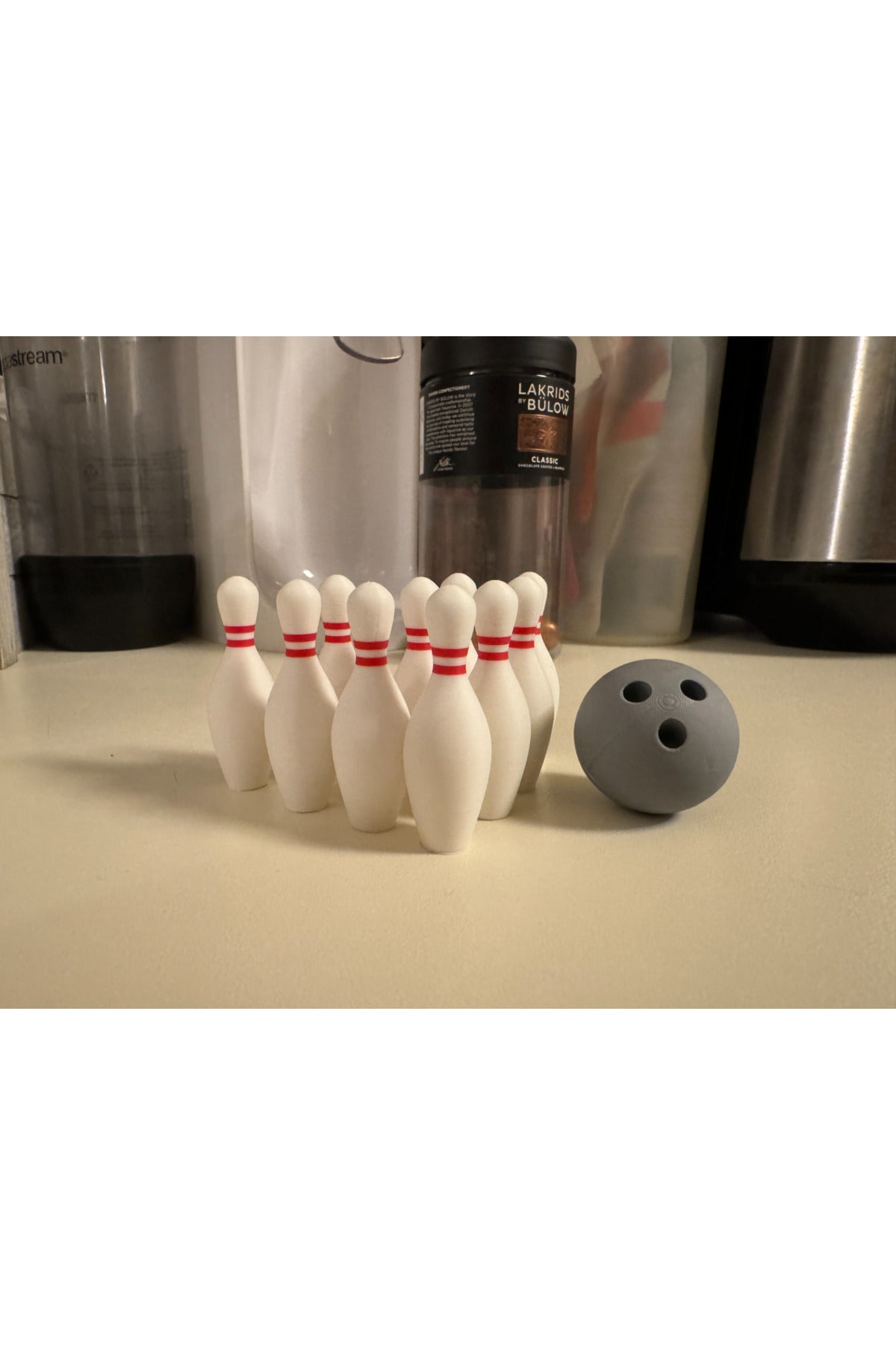 Mini Bowling Oyun Masa Oyunu Set 2 Topla Gelir Düzeltme Aparatlı Eğlenceli Aktivite Seti - 4
