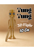 Tung Tung Sahur Brainrot Figür 3D Karakter Tasarım 10 CM