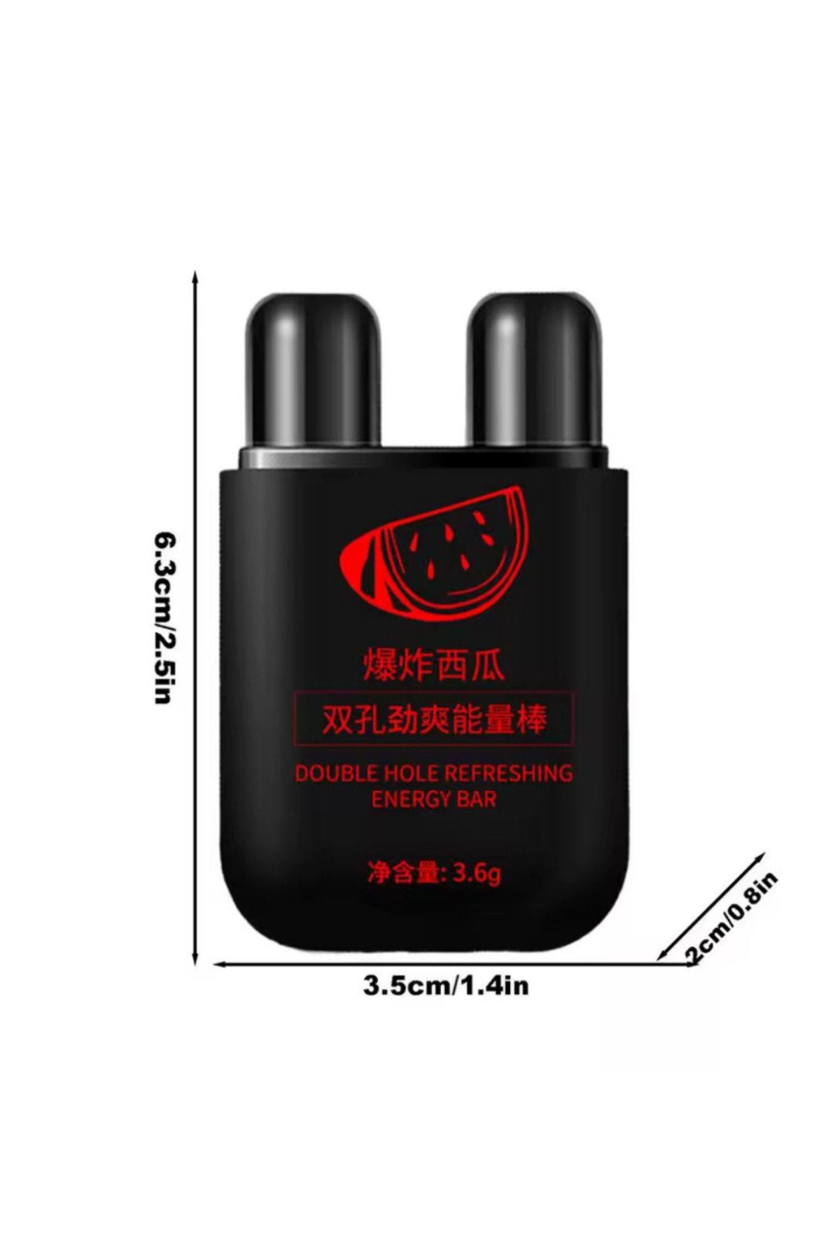 Çift Kanallı Burun Açıcı Ferah Nefes Enerji Karpuz Esanslı